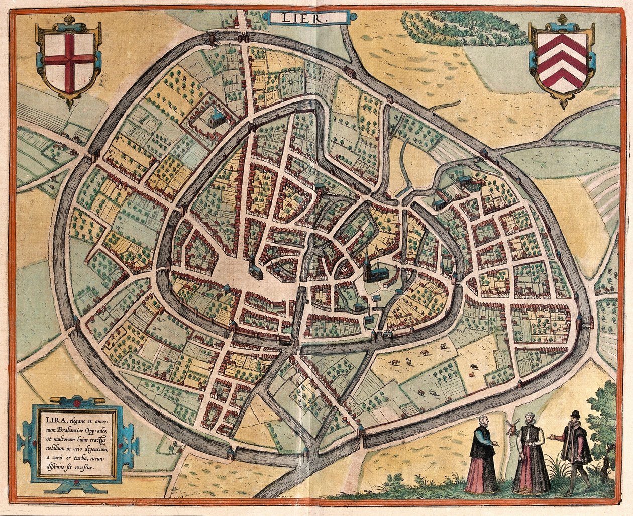 Lier, Belgium (metszet alkotó: Franz Hogenberg