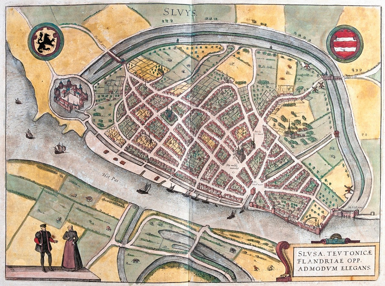Sluys, Hollandia alkotó: Franz Hogenberg