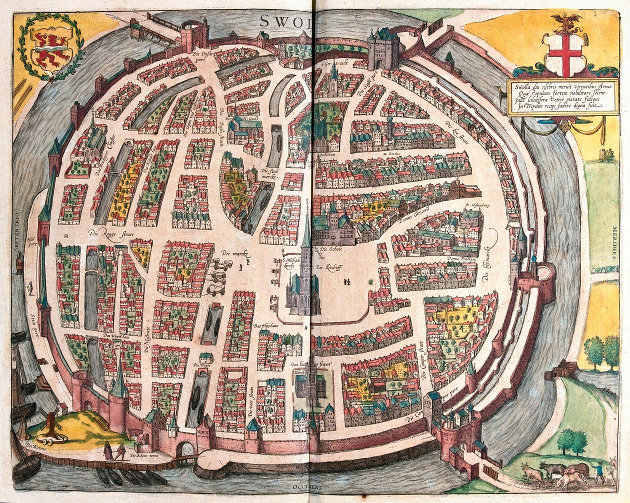 Zwolle, Hollandia (metszet alkotó: Franz Hogenberg
