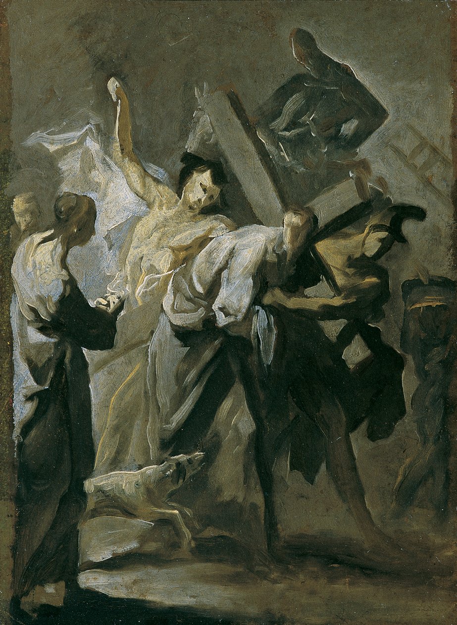 Krisztus hordozza a keresztet alkotó: Franz Joseph Spiegler