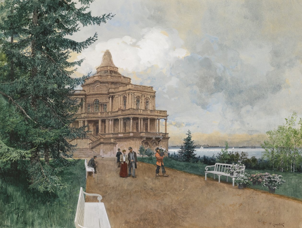 Oranienbaum, 1898 alkotó: Franz Kopallik