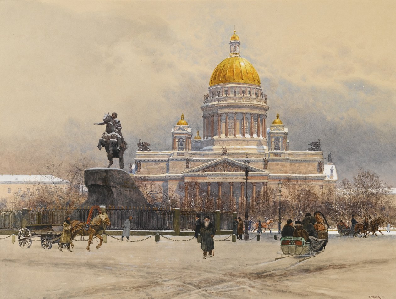 Szent Izsák-székesegyház, 1898 alkotó: Franz Kopallik
