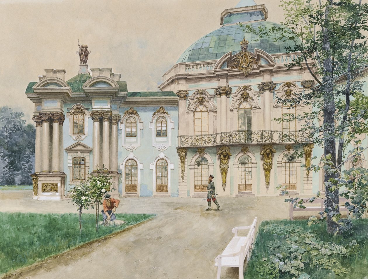 Carszkoje Selo, 1898 alkotó: Franz Kopallik