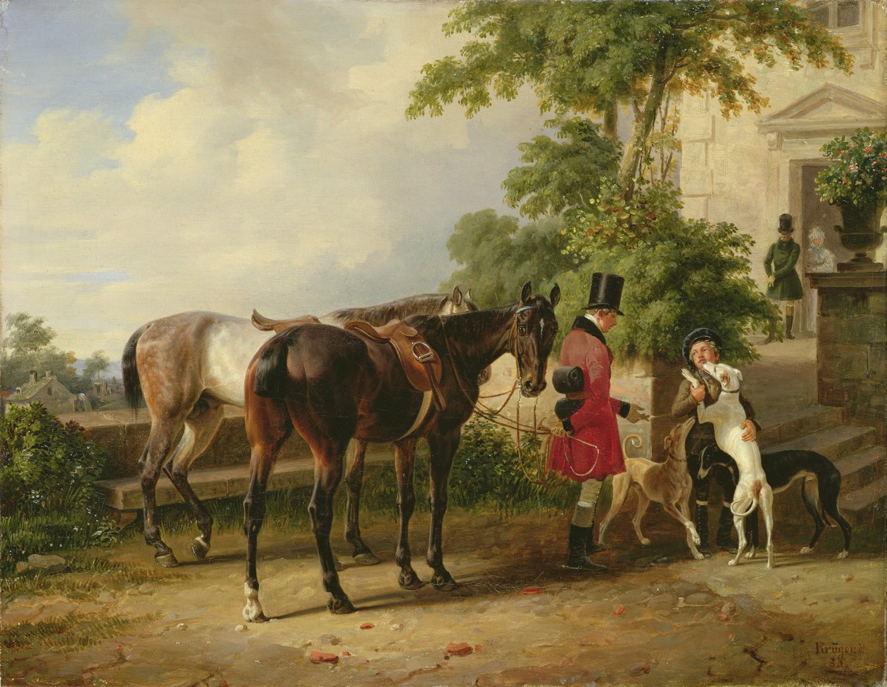 A vőlegény, 1836 alkotó: Franz Krüger