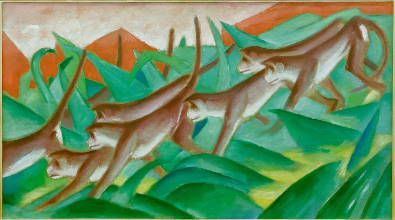 Affenfries alkotó: Franz Marc