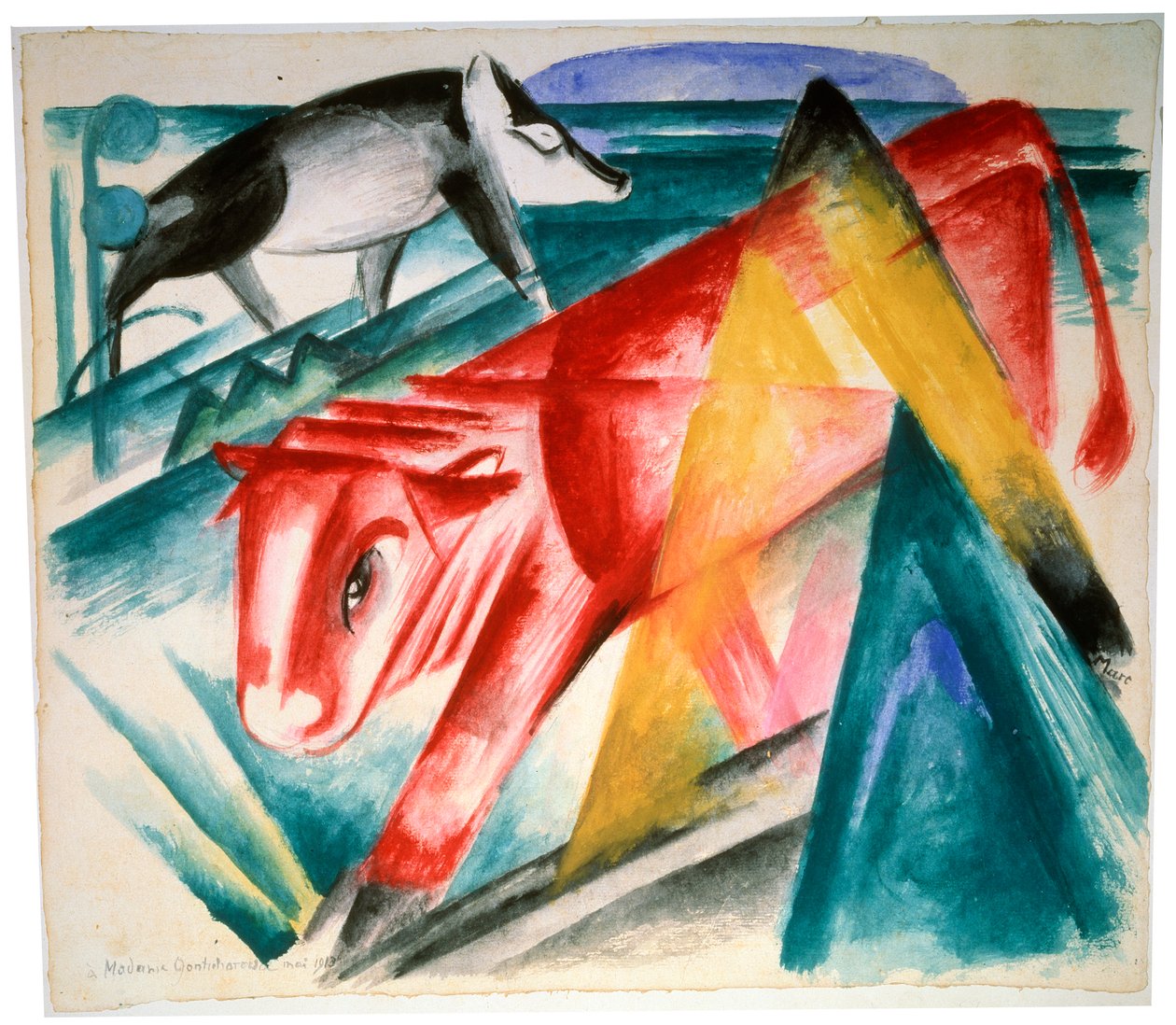 Állatok, 1912-1913. alkotó: Franz Marc