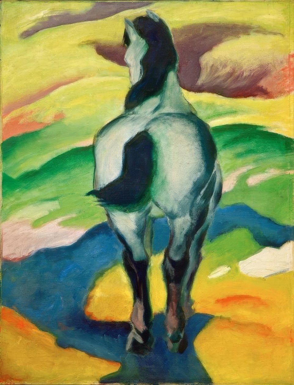 Kék ló II alkotó: Franz Marc