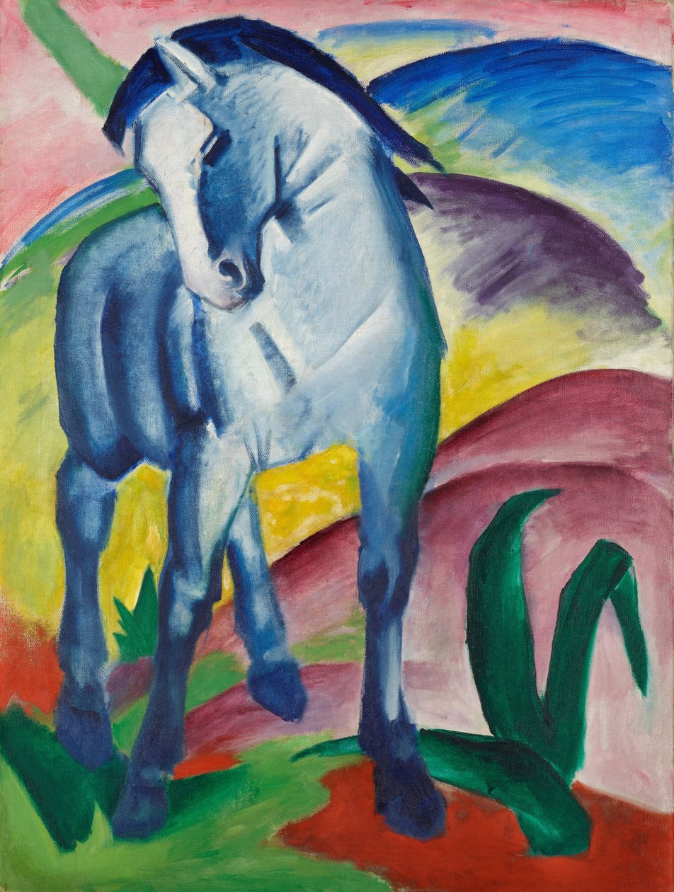 Kék ló I alkotó: Franz Marc