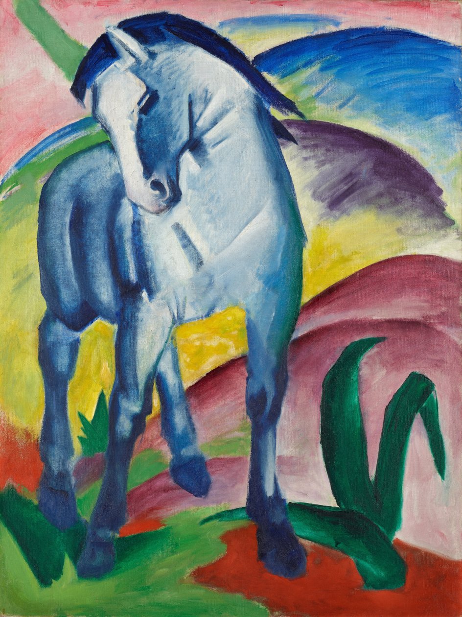 Kék ló I alkotó: Franz Marc
