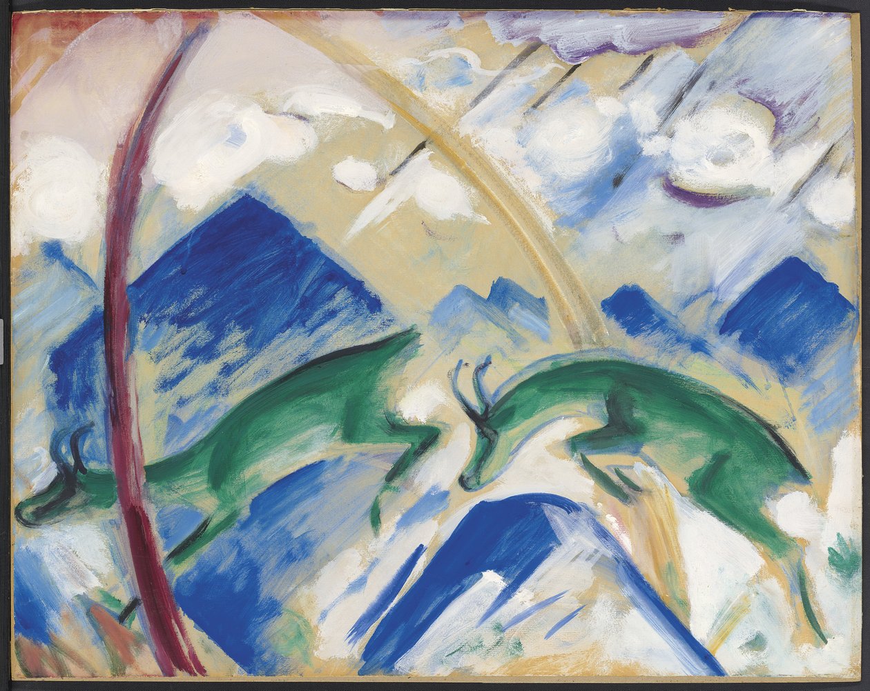 zerge, 1911 alkotó: Franz Marc