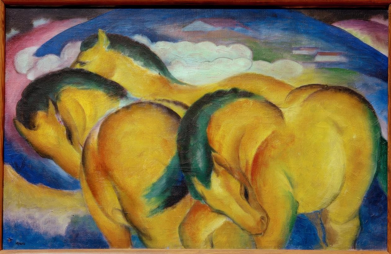 A kis sárga lovak alkotó: Franz Marc