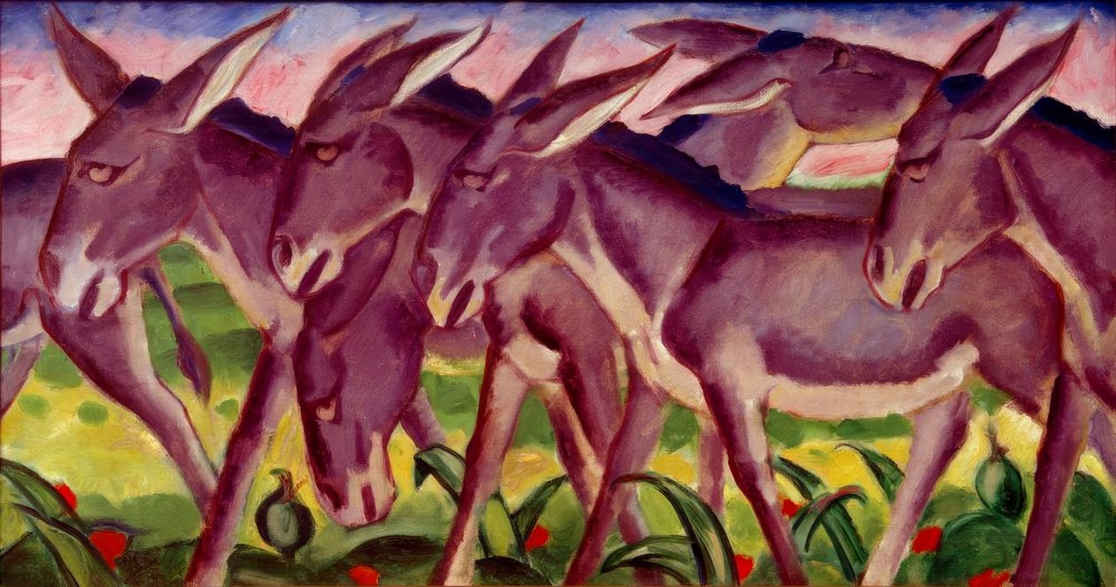 Eselsfries alkotó: Franz Marc