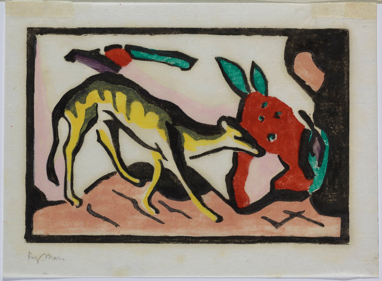 mesésebb alkotó: Franz Marc