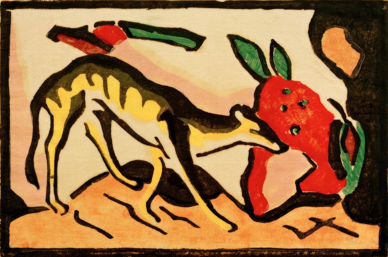 mesésebb alkotó: Franz Marc