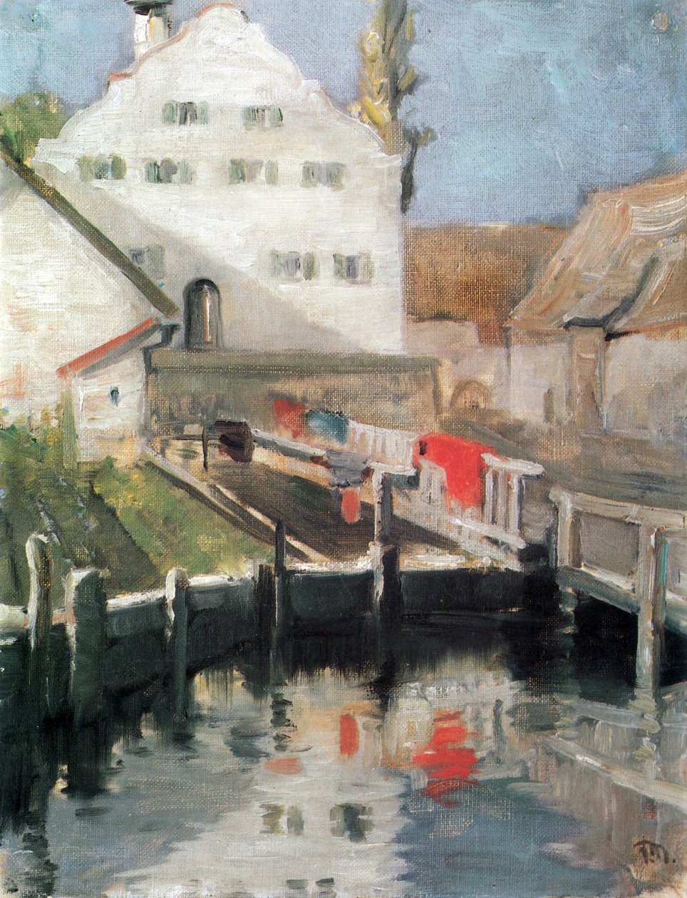Indersdorf, 1904 alkotó: Franz Marc