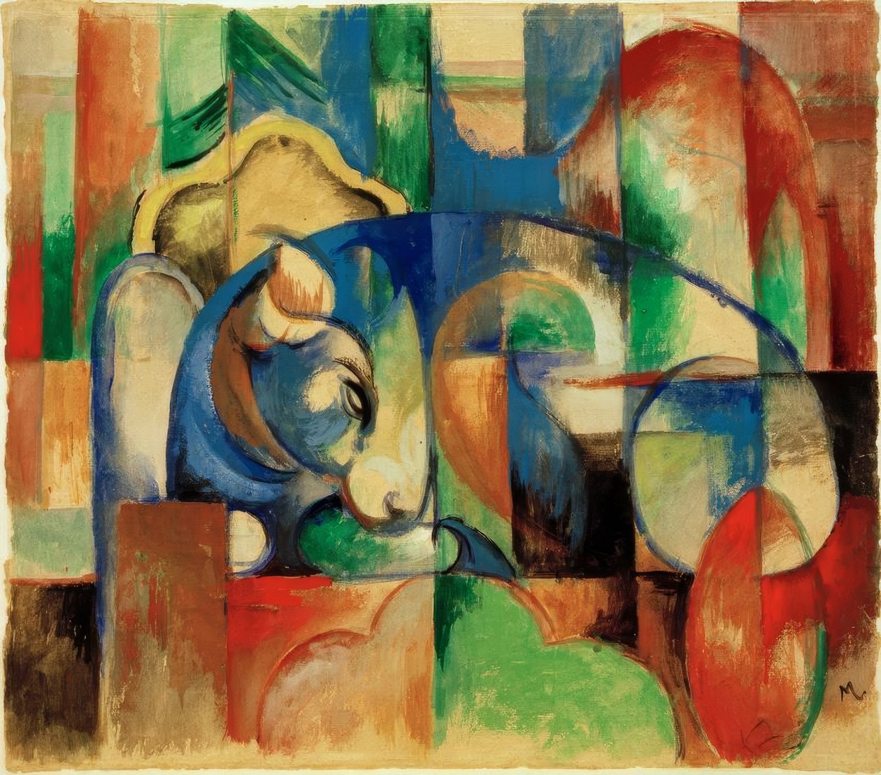 Hazug bika alkotó: Franz Marc