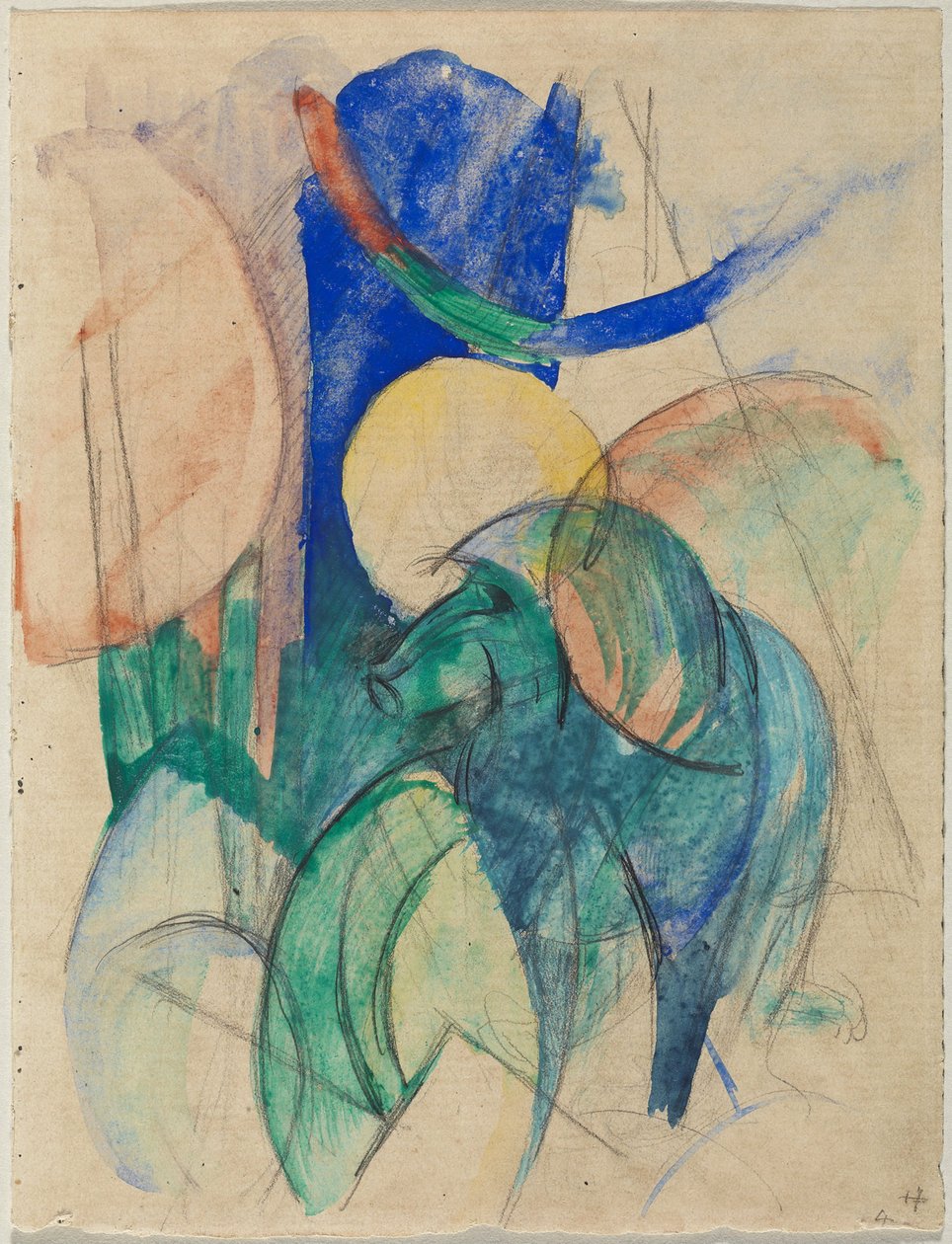 Mandrill alkotó: Franz Marc