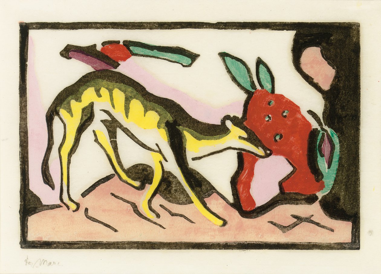 Mitikus állat alkotó: Franz Marc