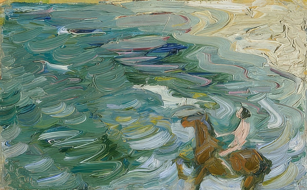 Lovas a tengerparton alkotó: Franz Marc
