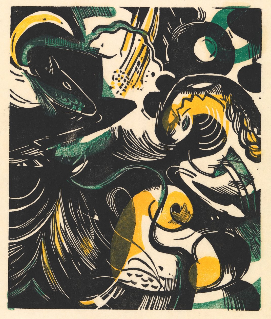 Teremtéstörténet II alkotó: Franz Marc