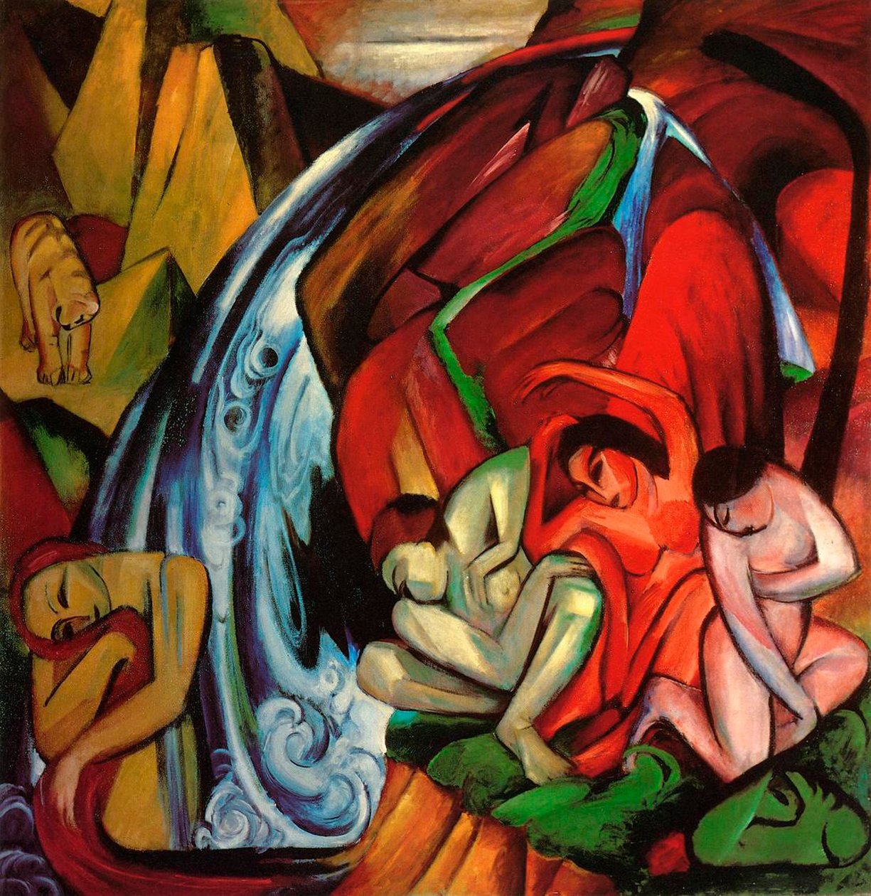 A vízesés alkotó: Franz Marc