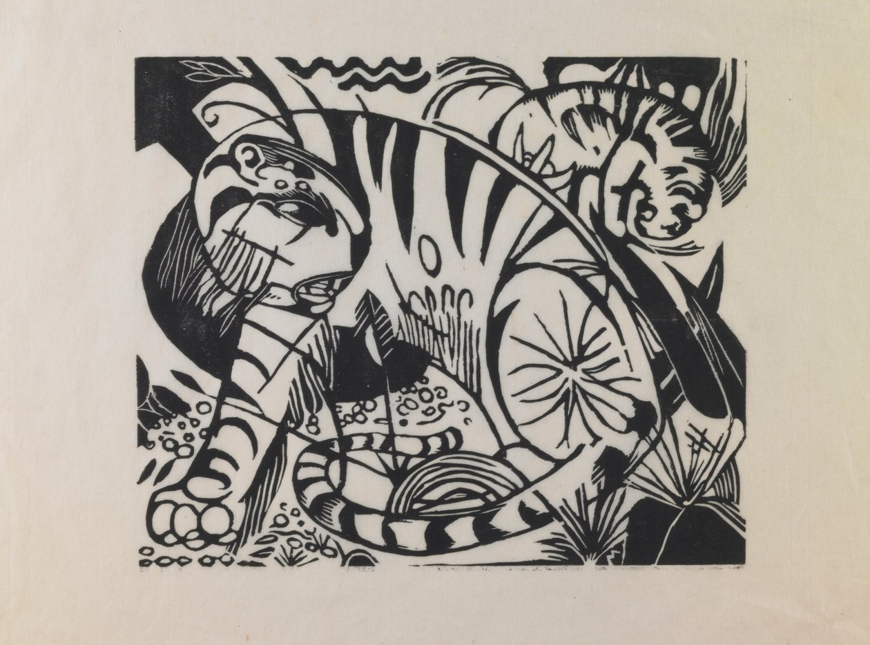 Tigris alkotó: Franz Marc