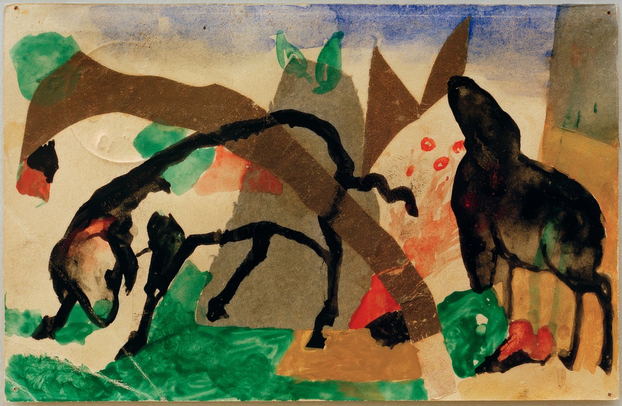 Zinnobergruß alkotó: Franz Marc