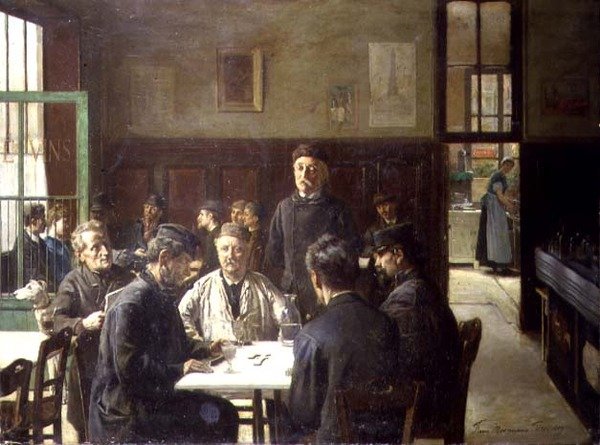 A Dominó játékosok alkotó: Franz Moormans