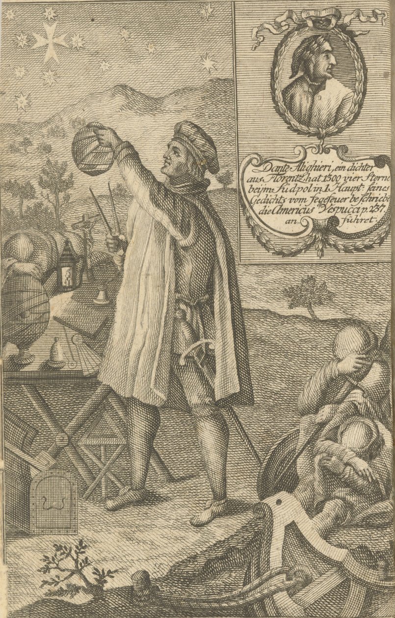Amerigo Vespucci, 1748. alkotó: Franz Nikolaus Rolffsen