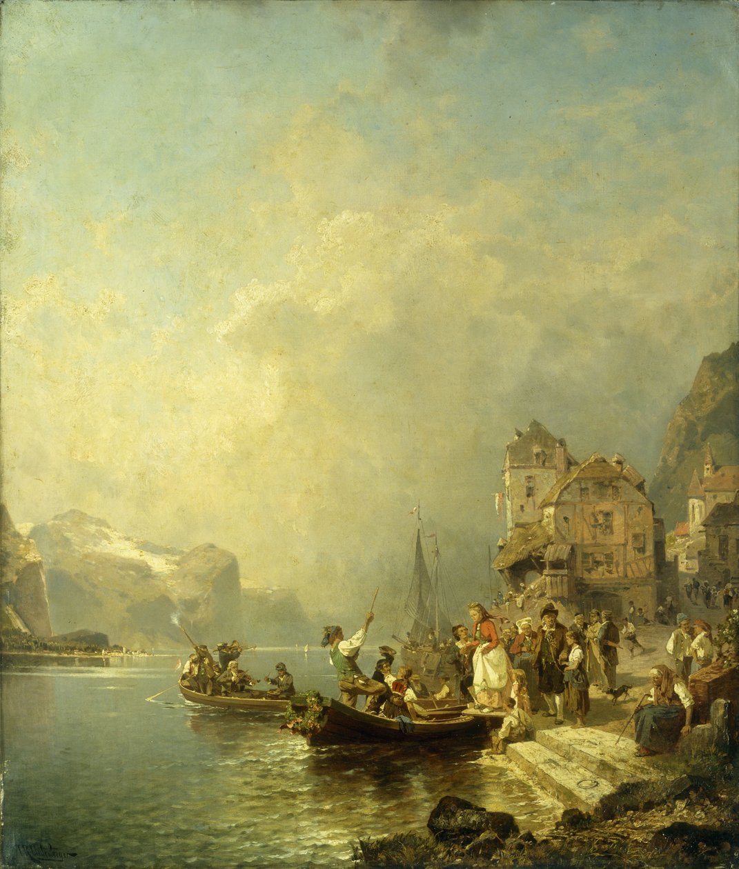 A búcsúbuli, alkotó: Franz Richard Unterberger