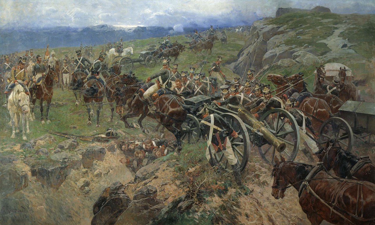 Az élő híd, 1892 alkotó: Franz Roubaud