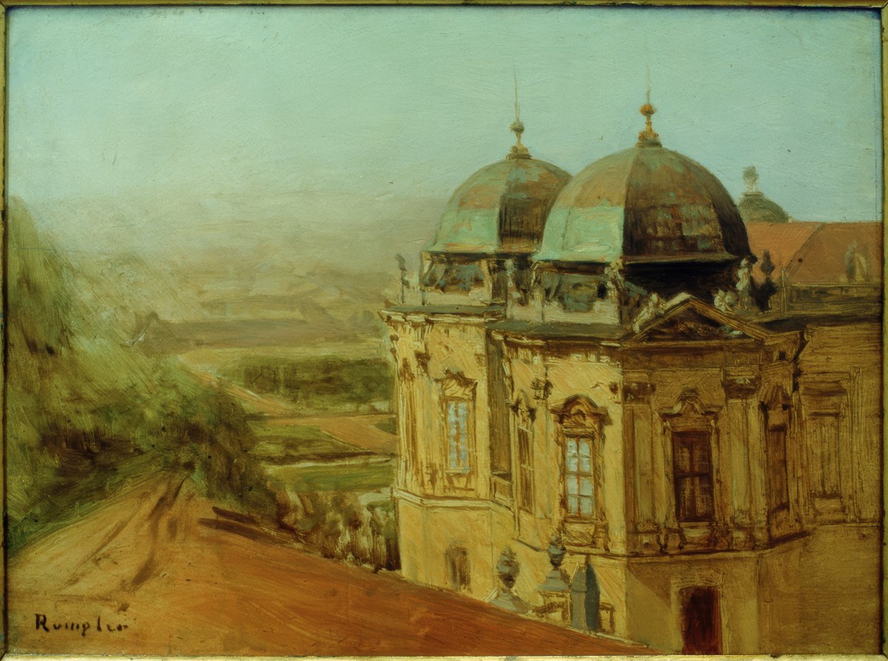 A Felső Belvedere Bécsben alkotó: Franz Rumpler