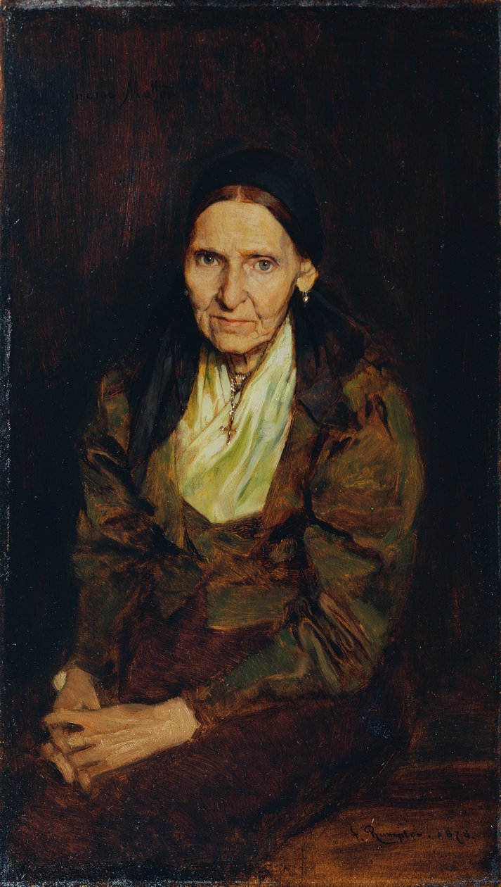 A művész édesanyja alkotó: Franz Rumpler