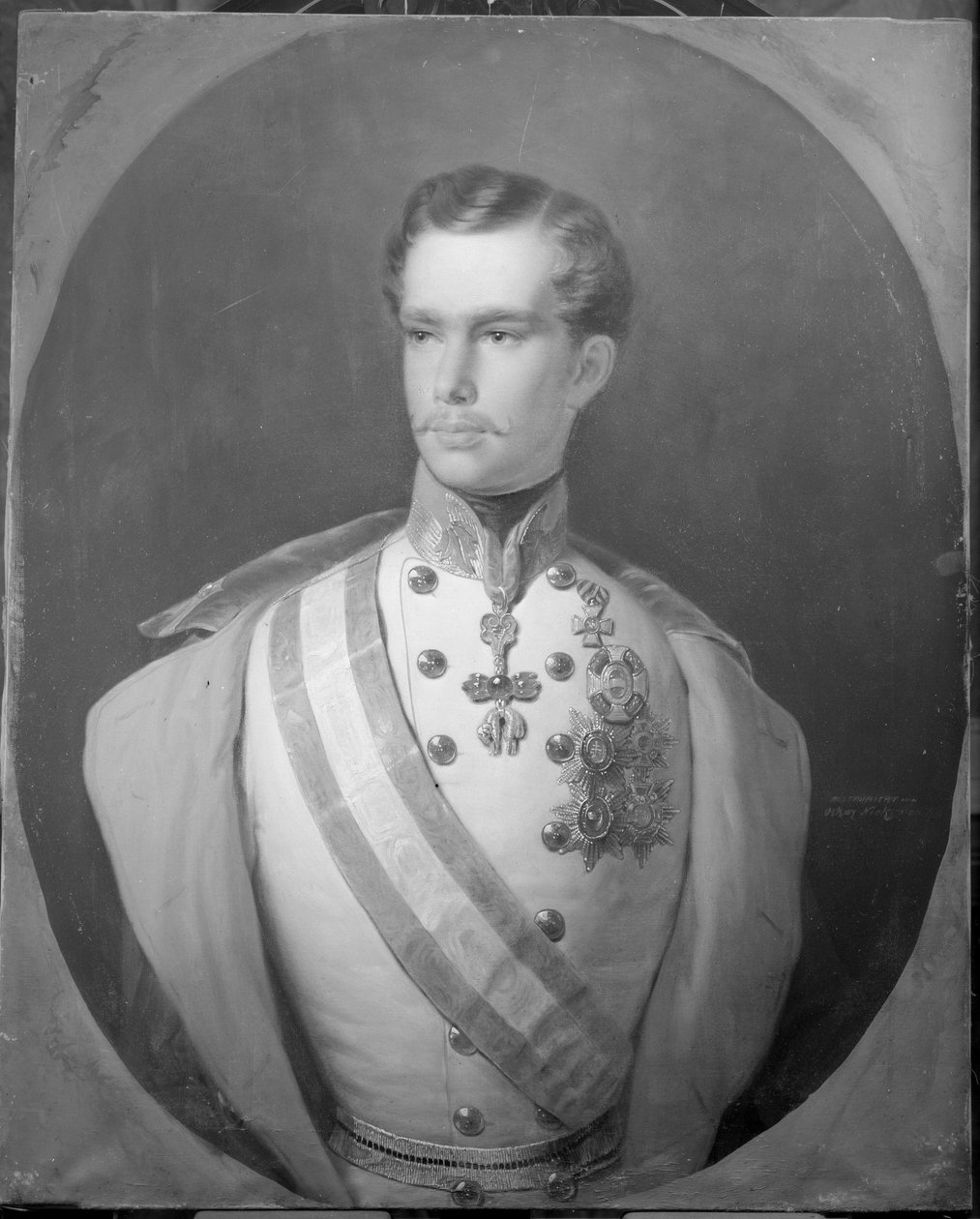 I. Ferenc József osztrák császár alkotó: Franz Schrotzberg