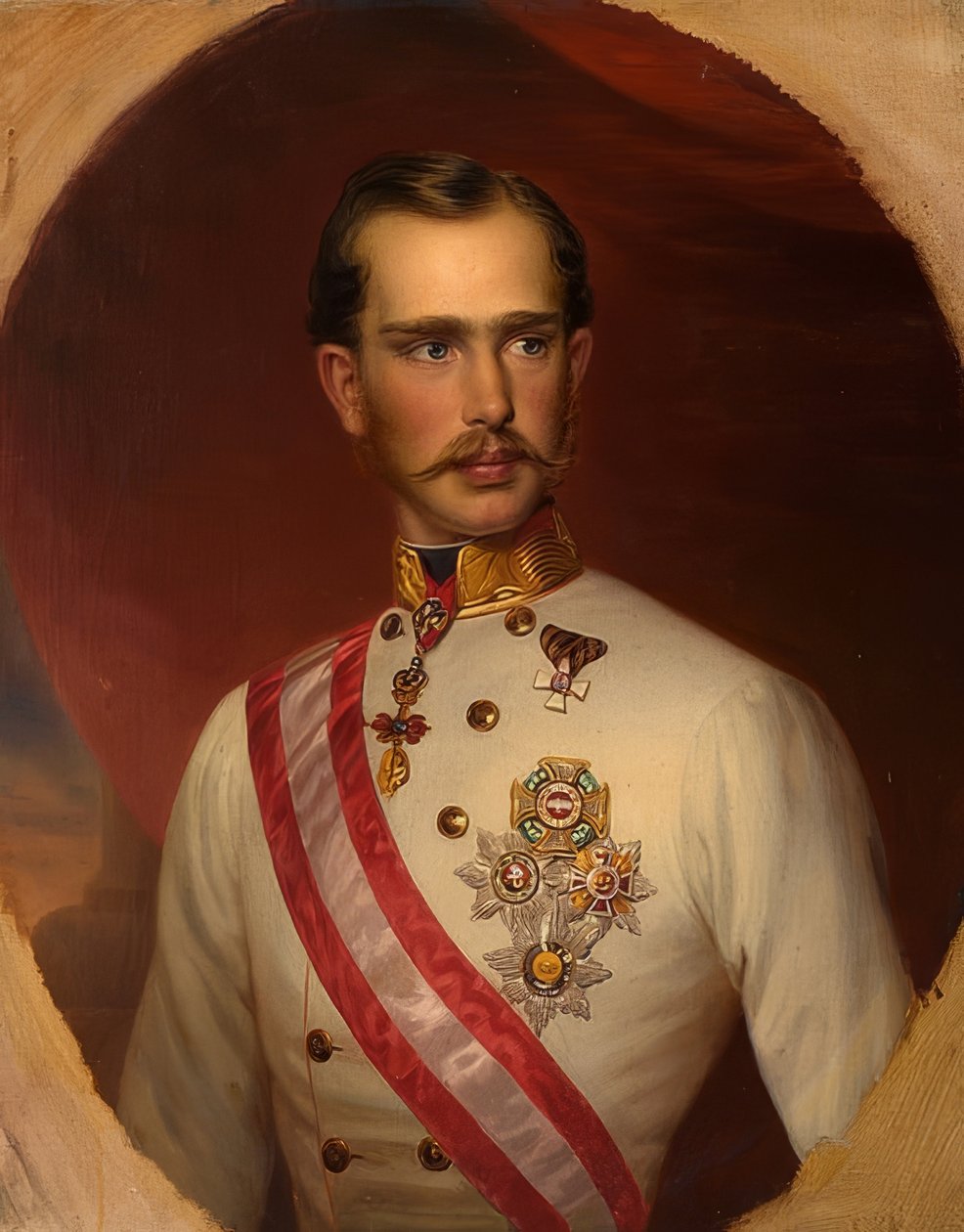 I. Ferenc József osztrák császár (1830-1916) alkotó: Franz Schrotzberg