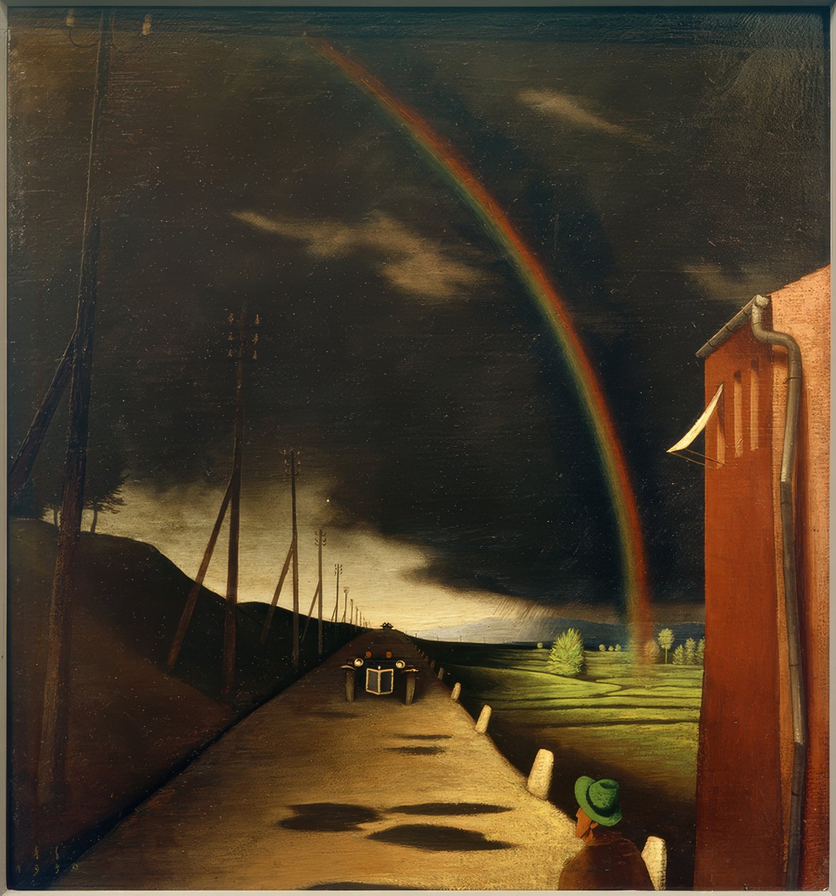 F.Sedlacek, szivárványos táj alkotó: Franz Sedlacek