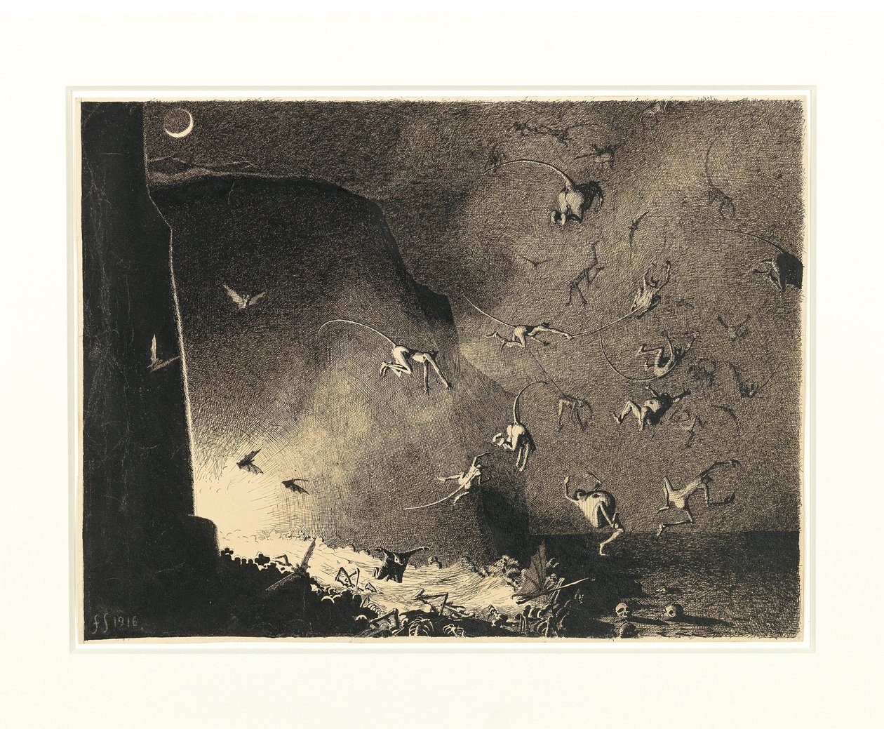 Pokol kapuja, 1916. alkotó: Franz Sedlacek
