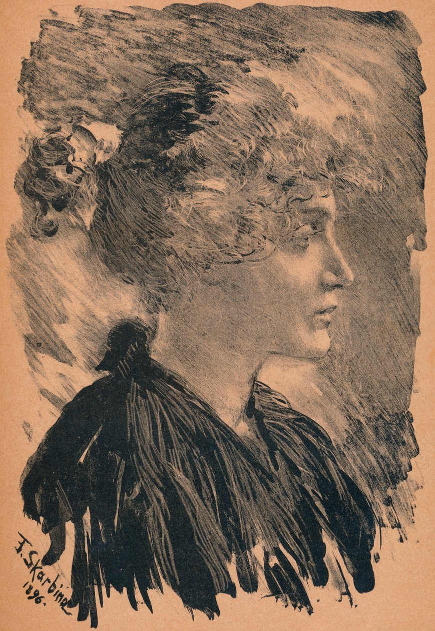 Vázlat: F. Skarbina, 1896, 1898 alkotó: Franz Skarbina