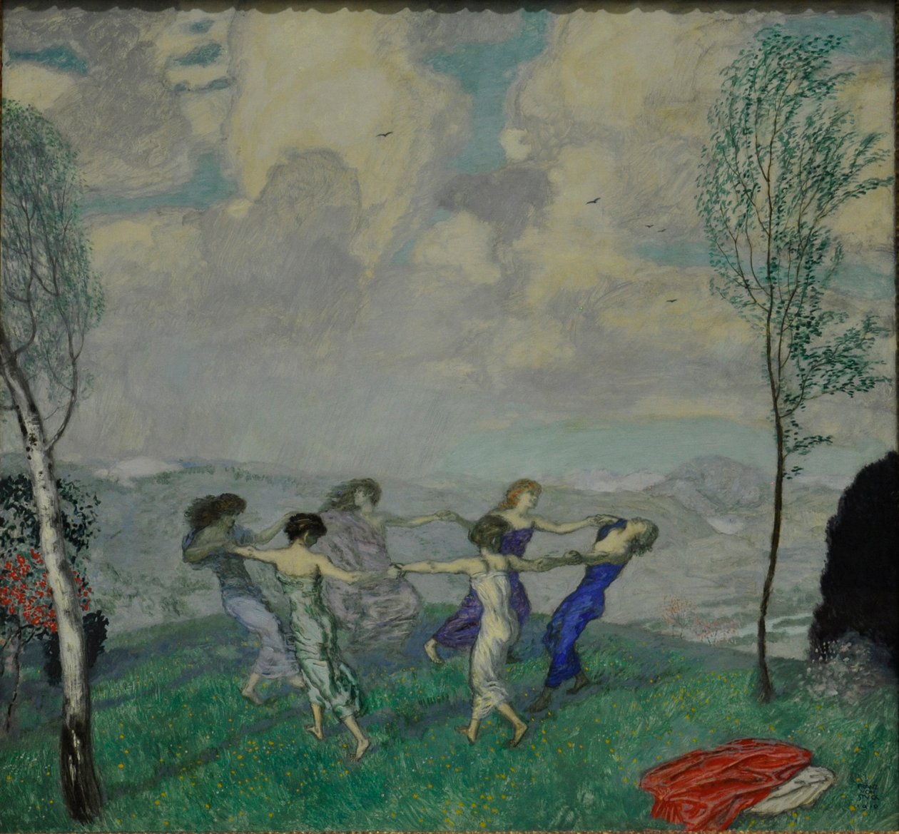Körtánc, 1910. alkotó: Franz Stuck Ritter von
