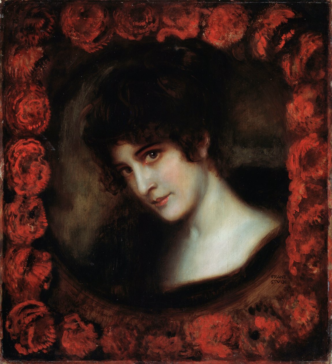 Női portré. alkotó: Franz Stuck Ritter von