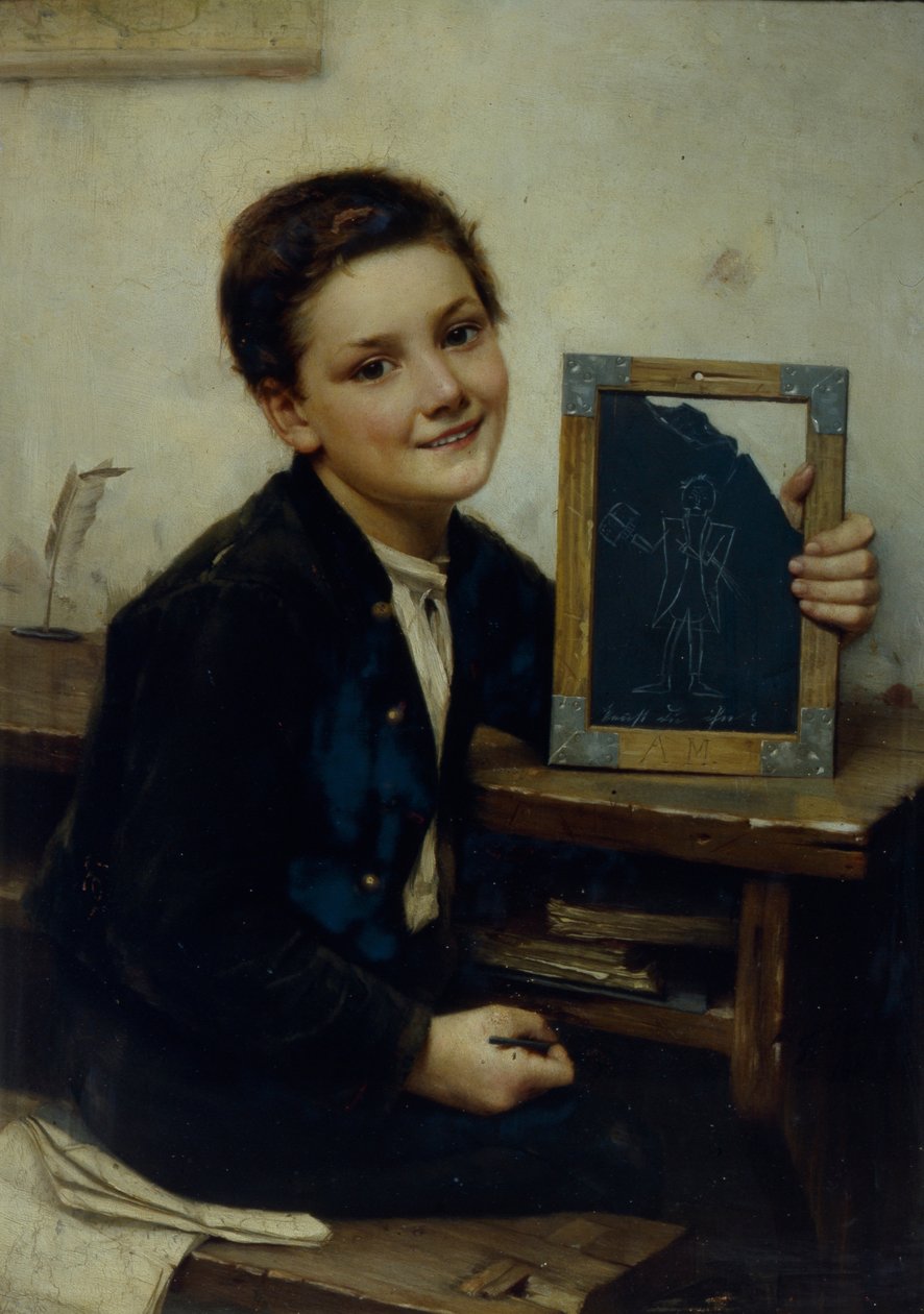 Iskolás, 1880 alkotó: Franz Thone