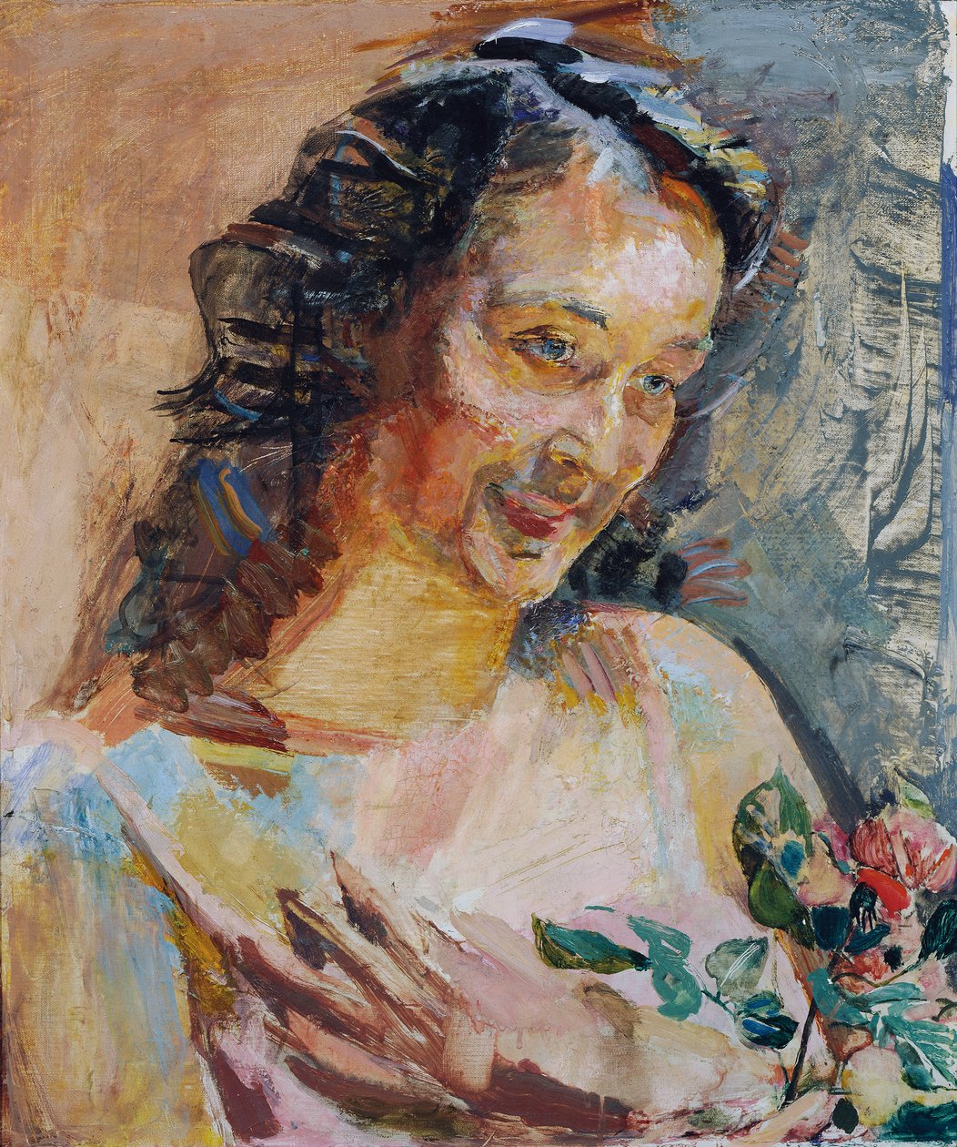 Stephanie Maurer ("Rózsakép") alkotó: Franz Wiegele