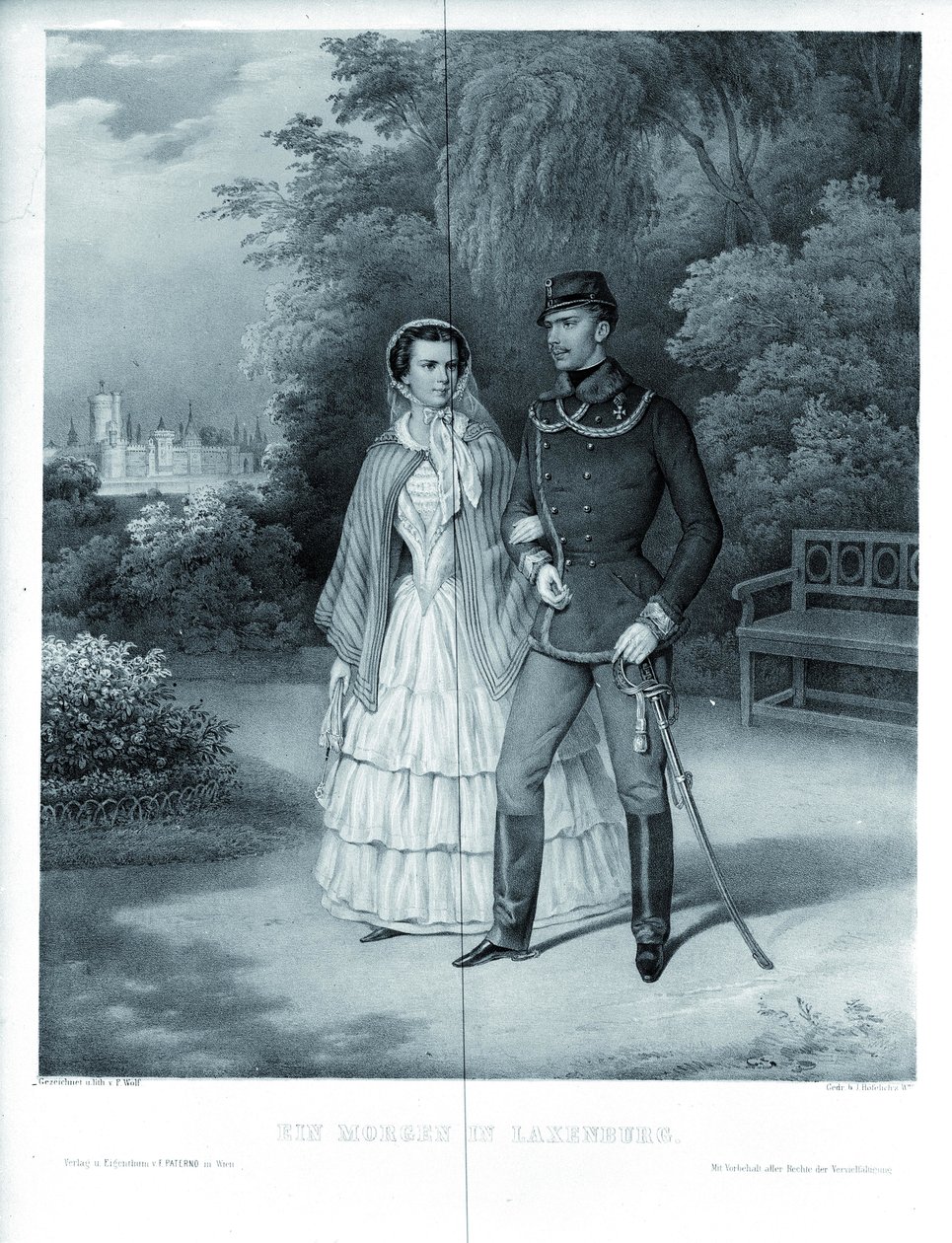 I. Ferenc József osztrák császár alkotó: Franz Wolf