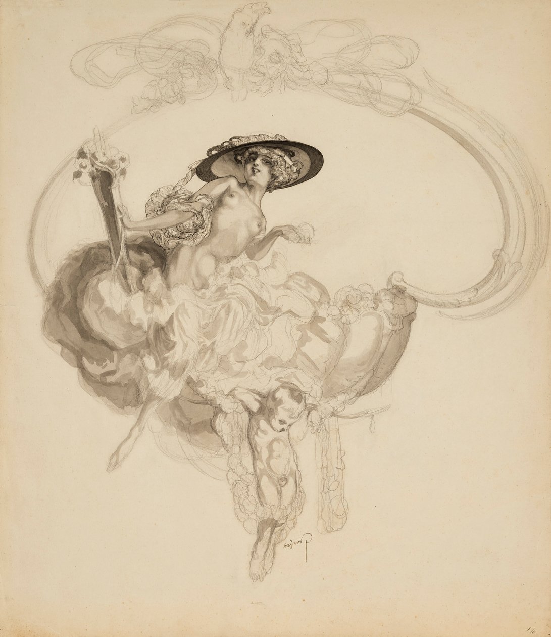 Bayros Franz von - Venus triumphans alkotó: Franz von Bayros