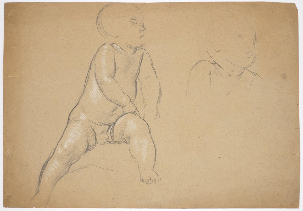 Child Act tanulmány alkotó: Franz von Matsch
