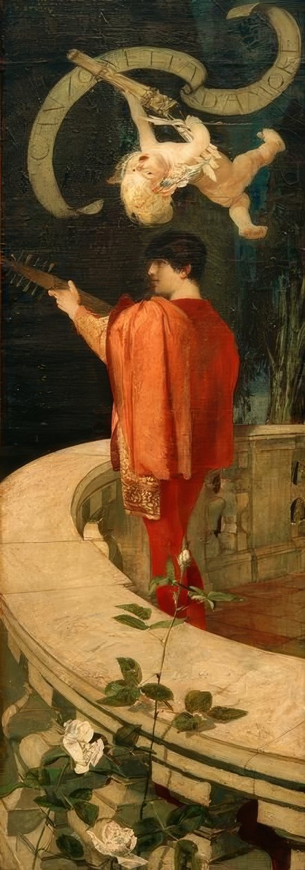 Szerelmes dal alkotó: Franz von Stuck