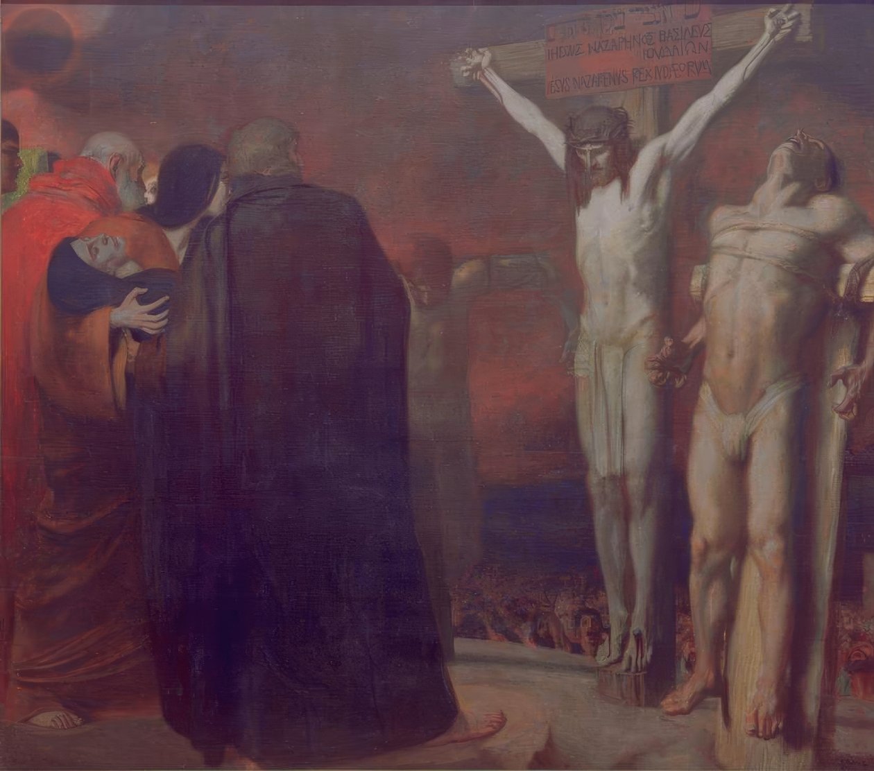 keresztre feszítés alkotó: Franz von Stuck