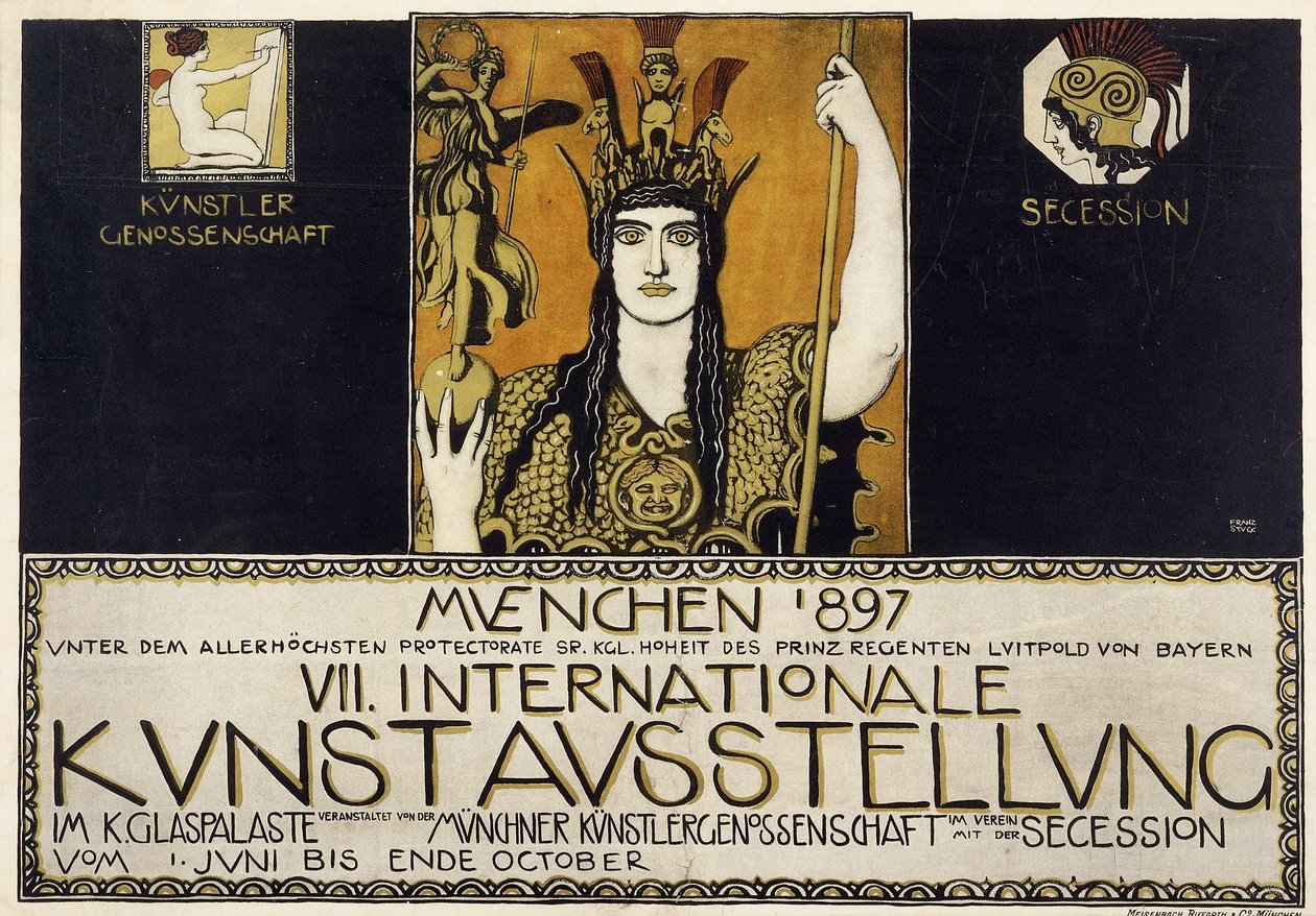 München 1897, VII. Nemzetközi Művészeti Kiállítás, 1897 alkotó: Franz von Stuck