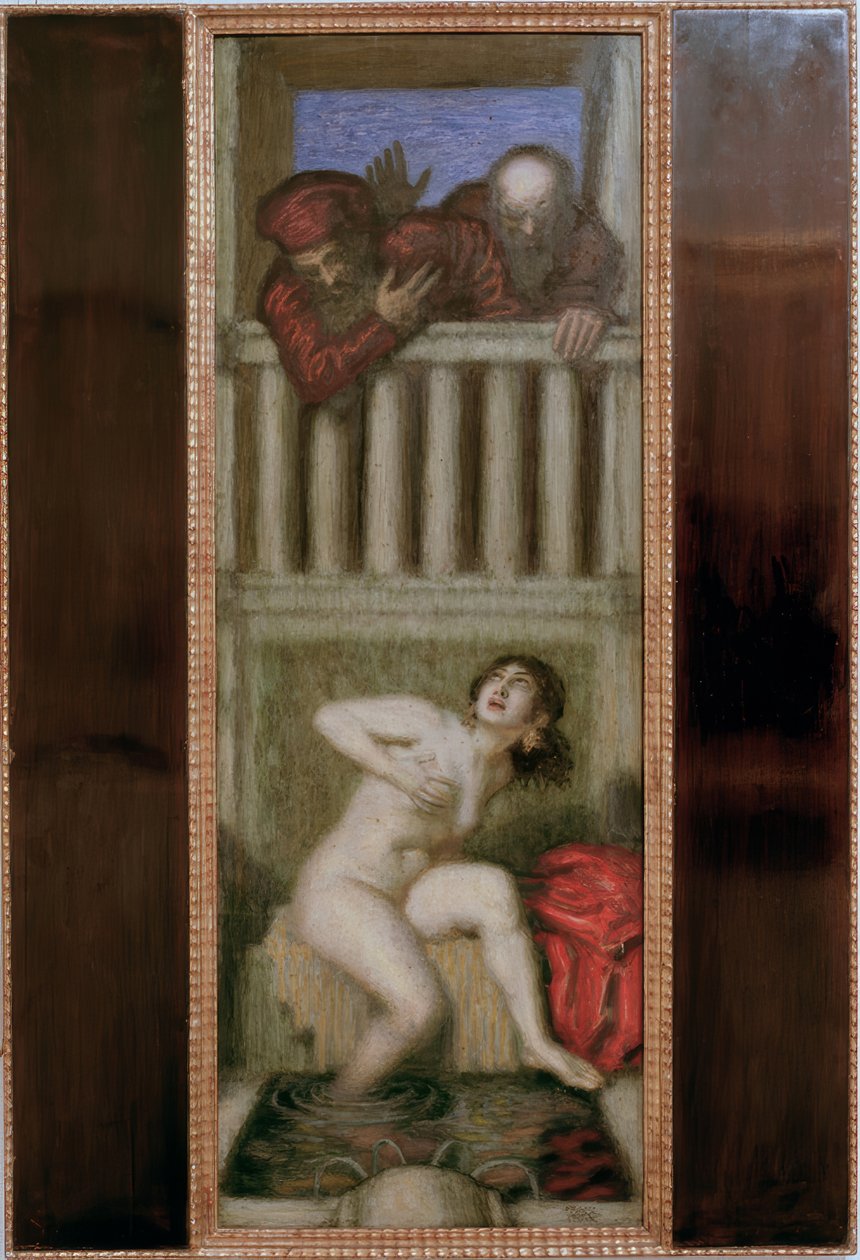 Susanna és a két öreg alkotó: Franz von Stuck