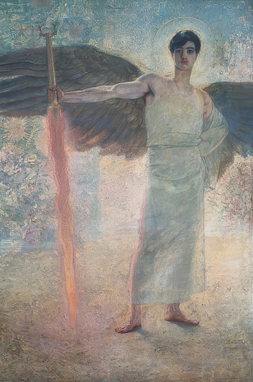 Paradicsom őre. 1889 alkotó: Franz von Stuck
